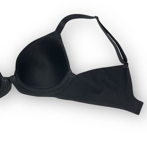 Aerie Smoothez Black Microfiber Full Coverage Bra Underwire Women’s Size 32C - Picture 5 of 7